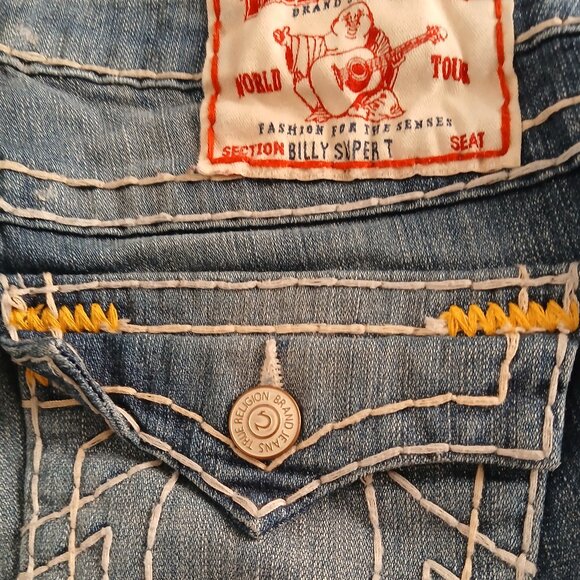 True Religion Billy Super T Jean - Size 27 - Picture 4 of 8
